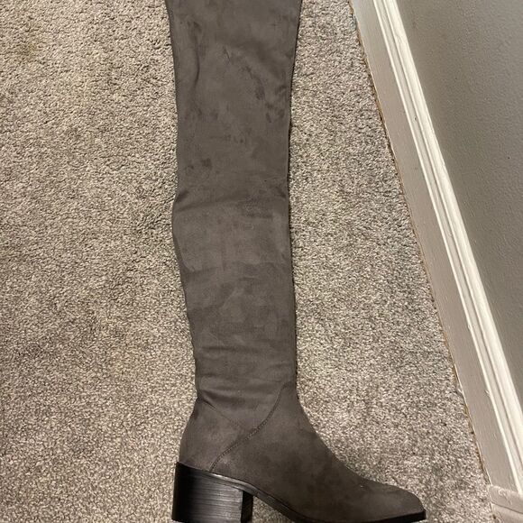 Steve Madden Gabriana Over-The-Knee Boots, Grey - Picture 7 of 11